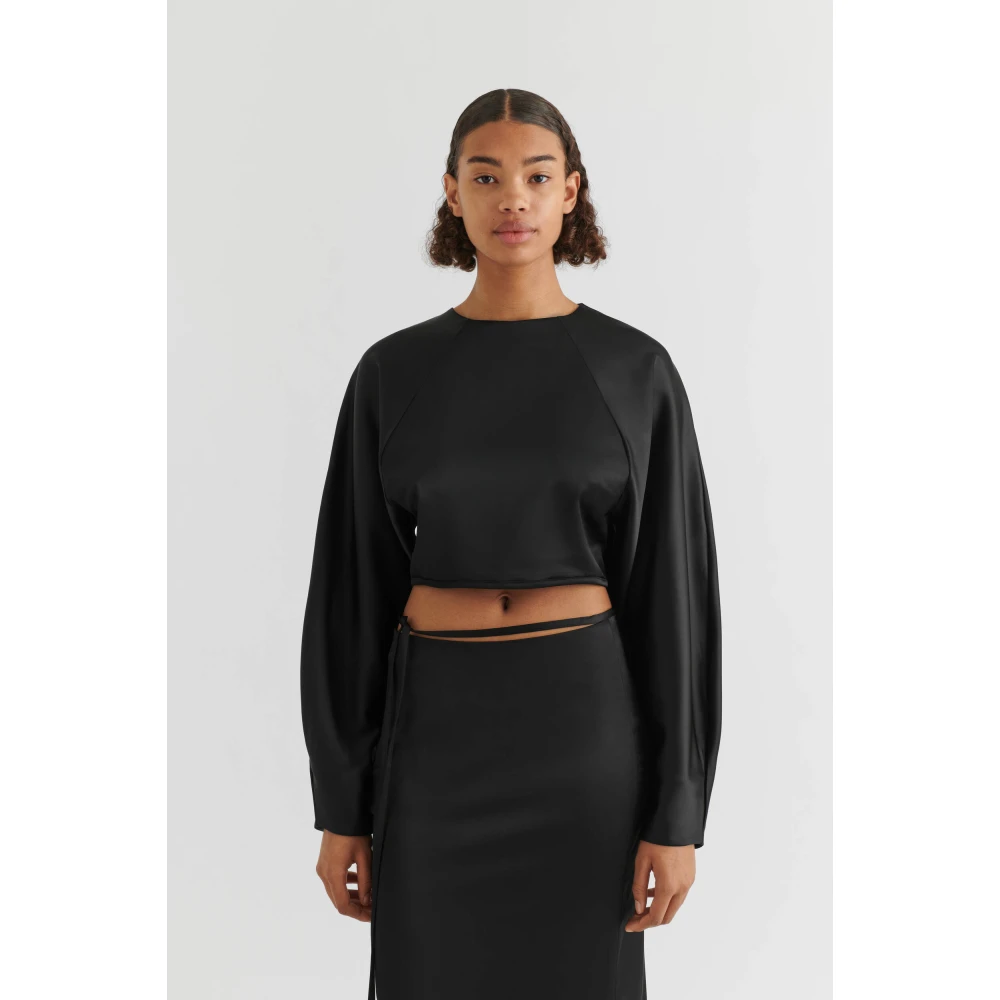 Axel Arigato Demi open rug top Black Dames