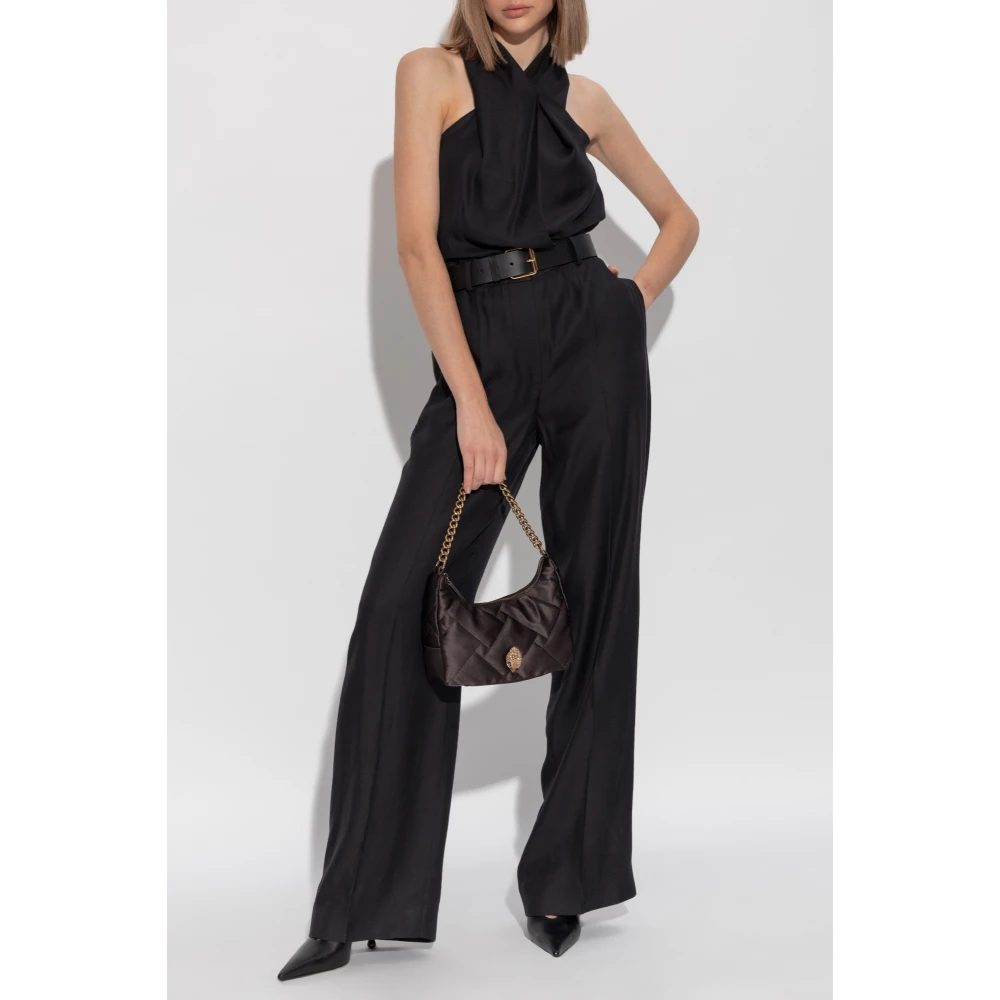 Moschino Jumpsuit met riem Black Dames