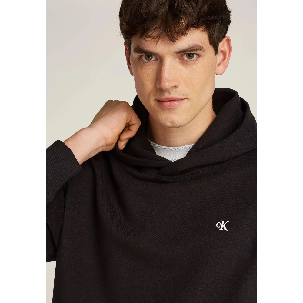 Calvin Klein Jeans Heren hoodie met achterprint Black Heren