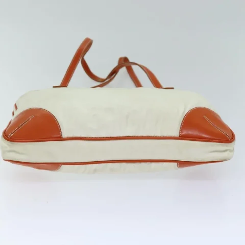 Prada Vintage Pre-owned Nylon totes Beige Dames