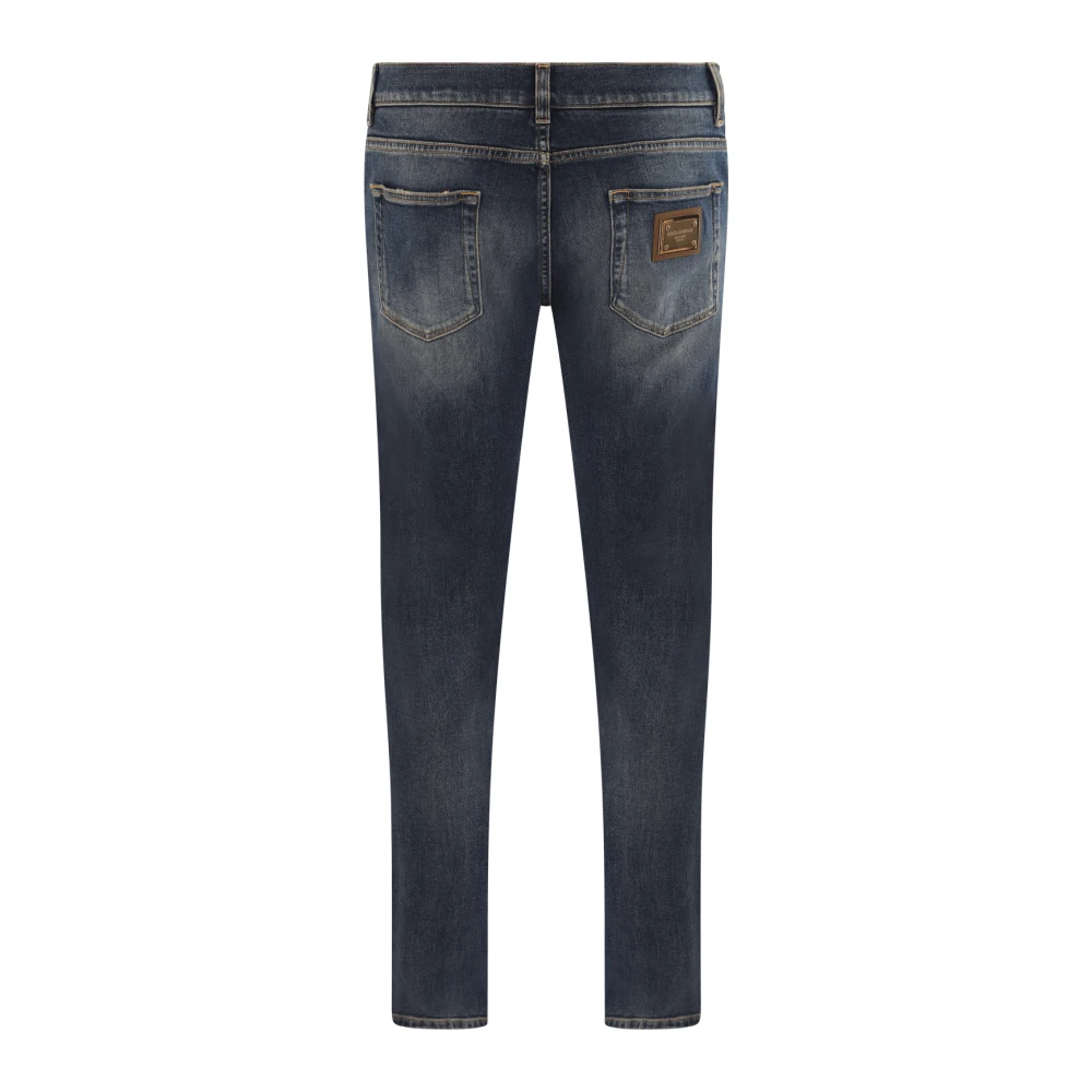 Dolce & Gabbana Heren Stijlvolle Broek Blue Heren