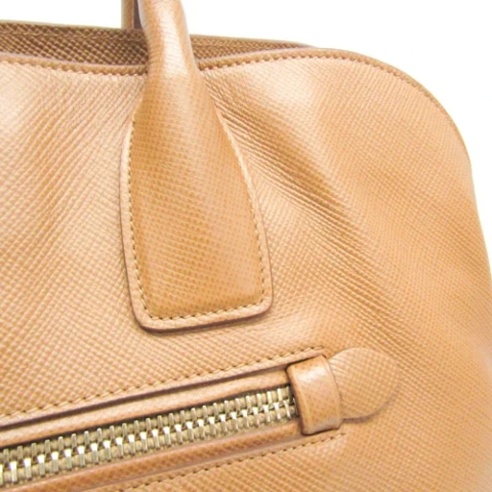 Prada Vintage Pre-owned Leather shoulder-bags Brown Dames