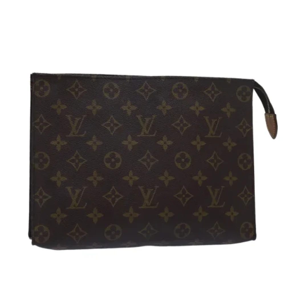 Louis Vuitton Vintage Pre-owned Canvas pouches Brown Dames
