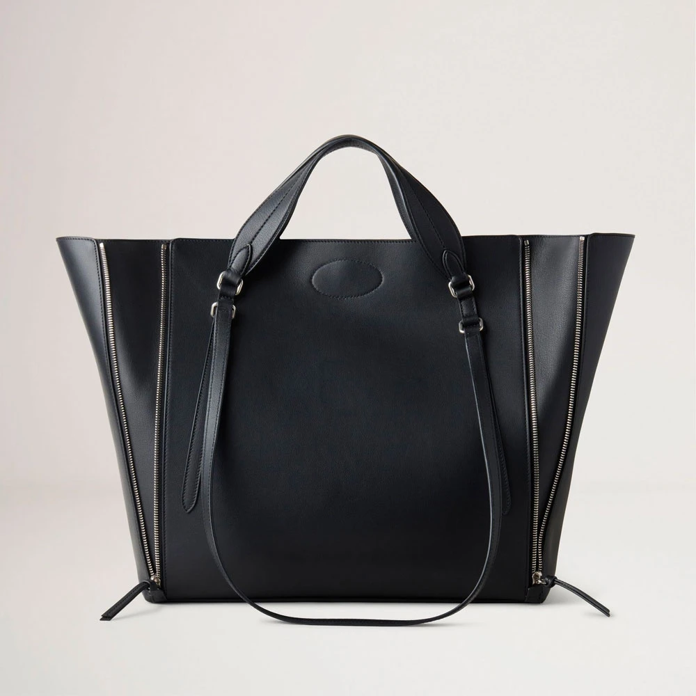 Mulberry Oversized Bayswater Zip Tote Black Dames