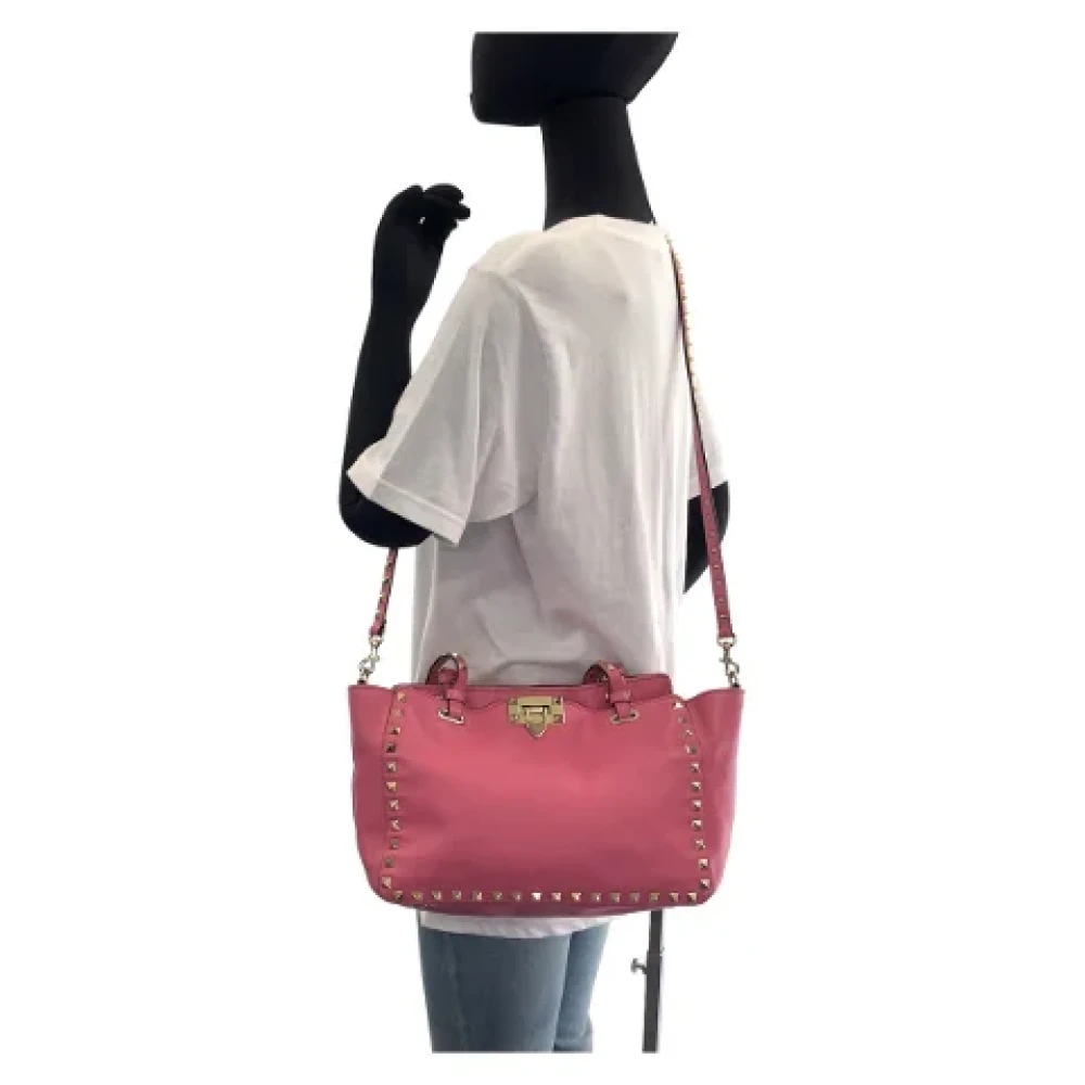 Valentino Vintage Pre-owned Leather handbags Pink Dames