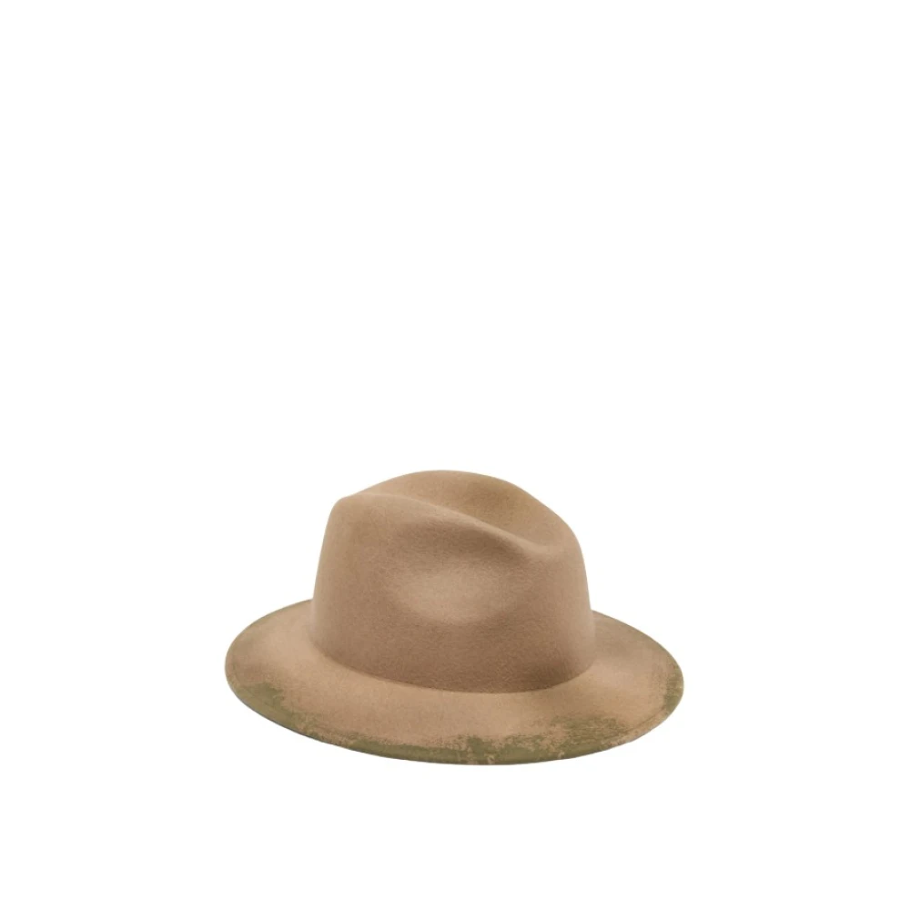 Dondup Women's Beige Accessories, One Size, Cappello In Feltro