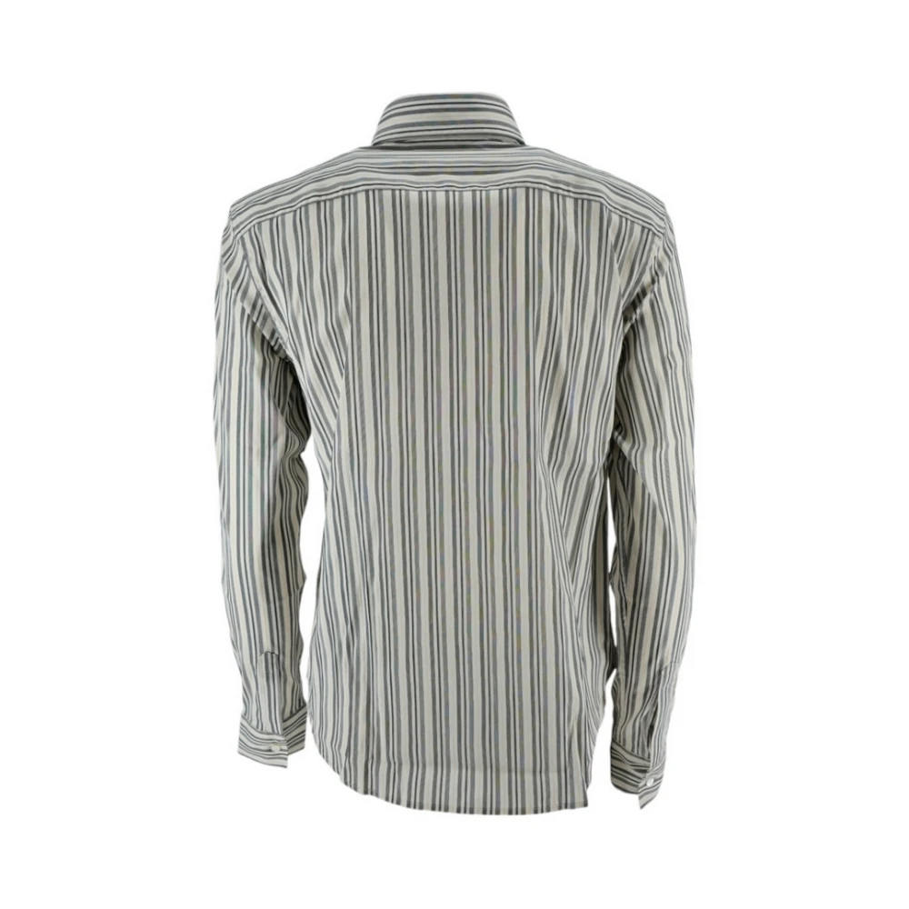 Xacus Gestreepte witte blouse vrouw Gray Dames