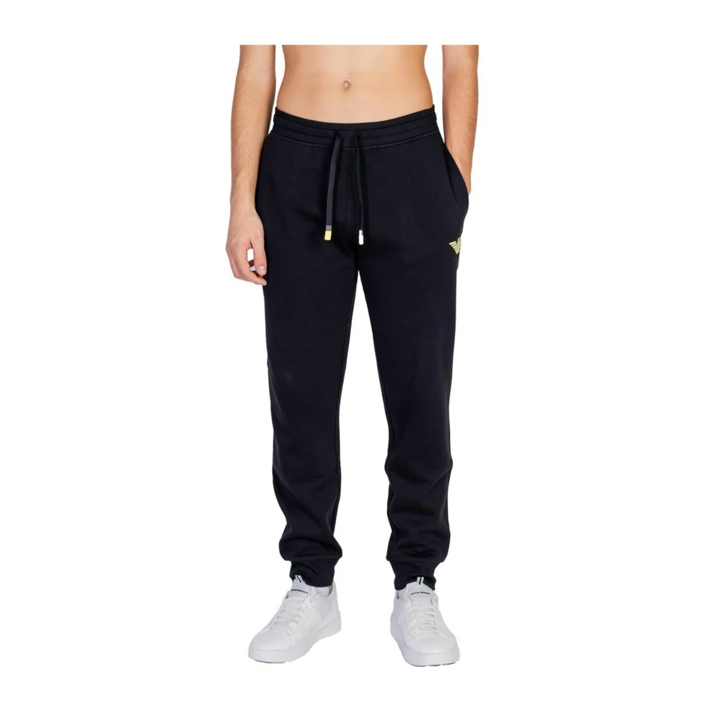 Emporio Armani Zwarte katoenen jeans en broeken collectie Black Heren