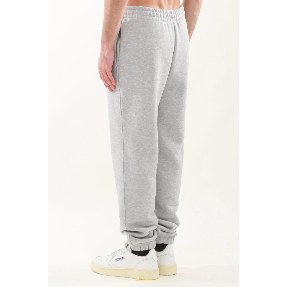Lacoste Geborduurde Croc Sweatpants in CCA Gray Heren