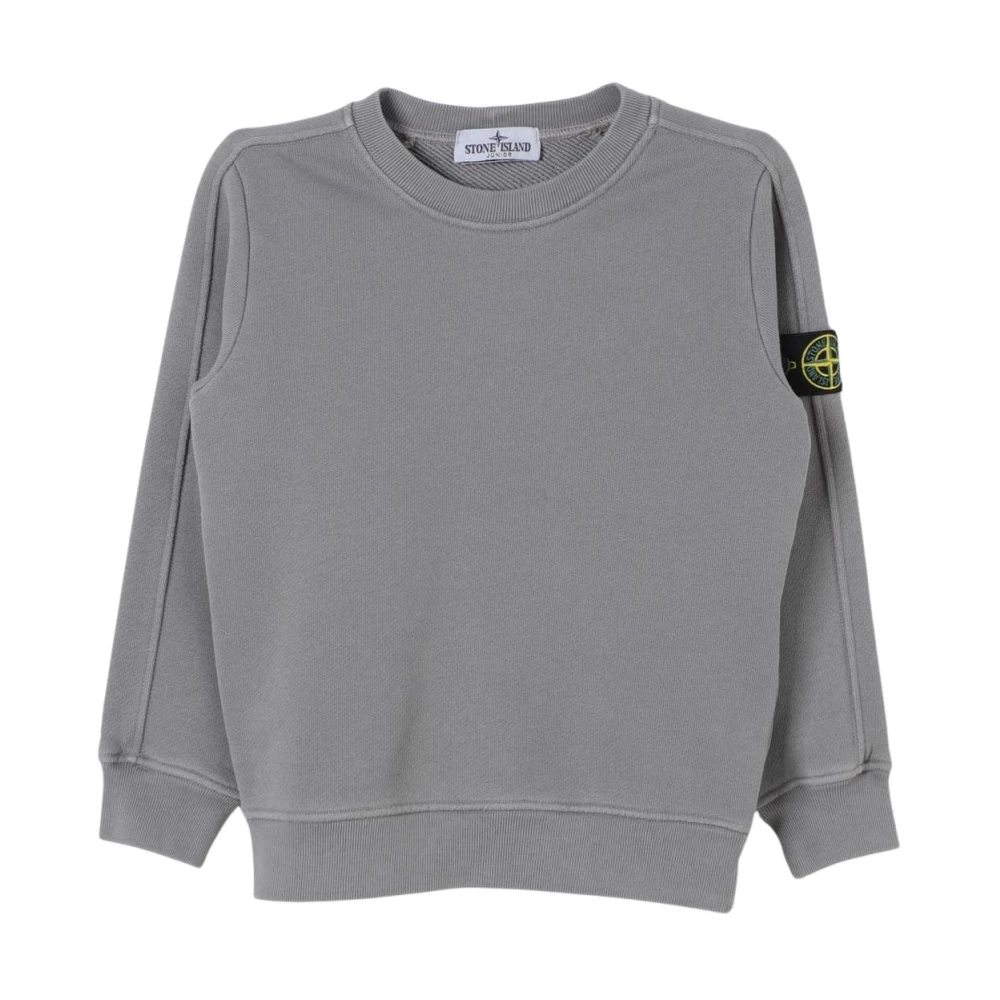 Stone Island Kids Long Sleeve Jumper Grey - Unisex - Kids Sweatshirts - Gray - 10 Y - Kids