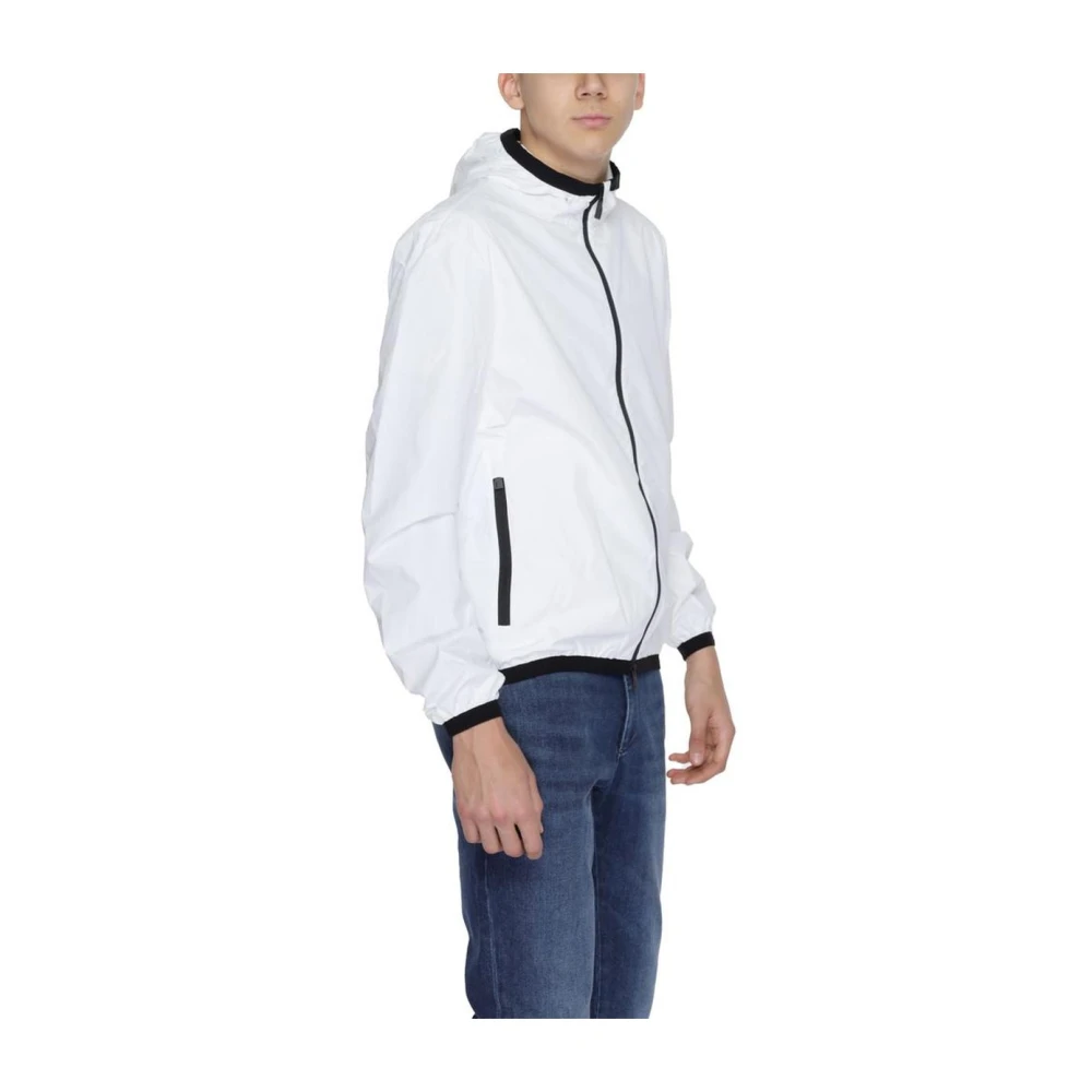 Suns Actieve Stijl Windbreaker Jas White Heren