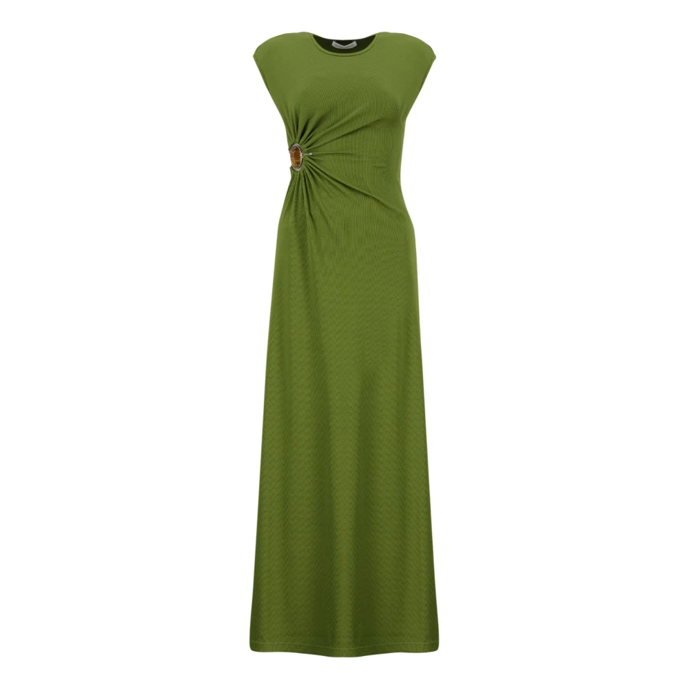 Christopher Esber Women's Green Ruched Maxi Dress - Gowns - Xs - Dresses