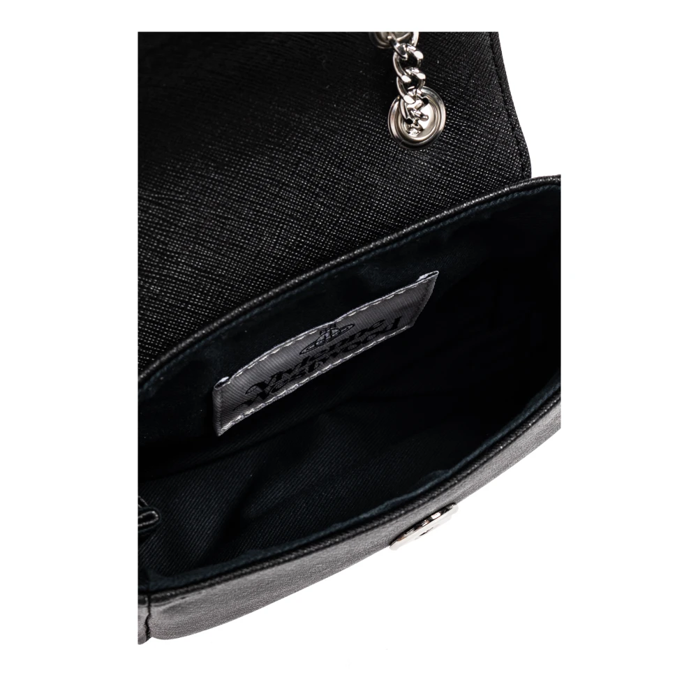 Vivienne Westwood Schoudertas met logo Black Dames