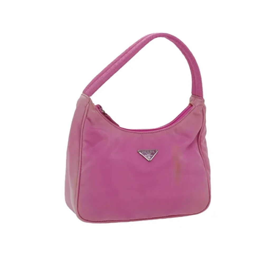 Prada Vintage Pre-owned Nylon prada-bags Pink Dames