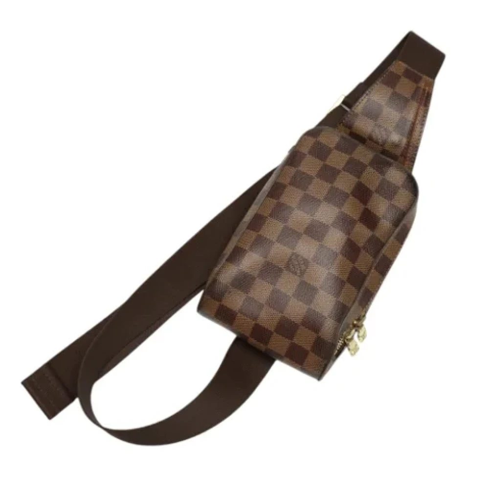 Louis Vuitton Vintage Pre-owned Canvas shoulder-bags Brown Dames