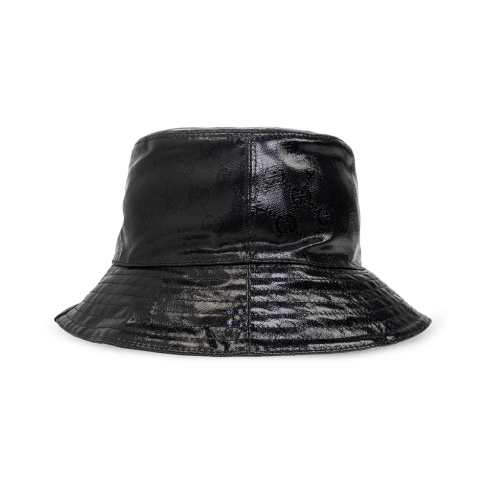 Gucci Monogram Bucket Hat Black Dames