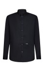 chemise-popeline-stretch-noire