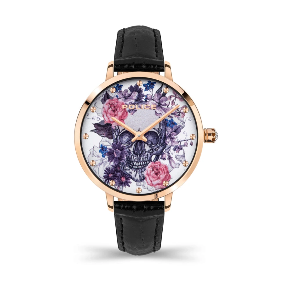 Police Women's Miona Leather Analog Watch
