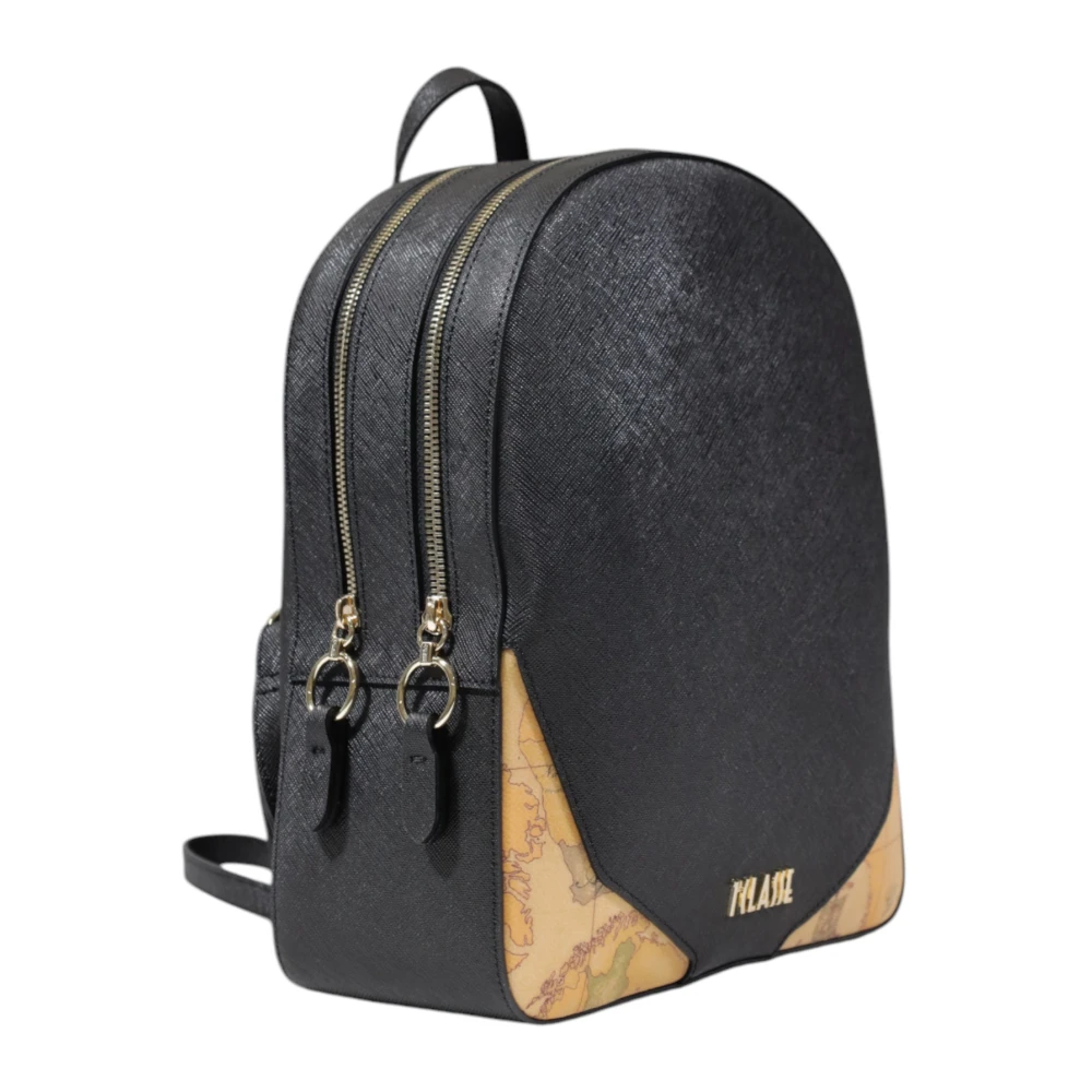 Alviero Martini 1a Classe Stijlvolle Damesrugzak PVC Collectie Black Dames