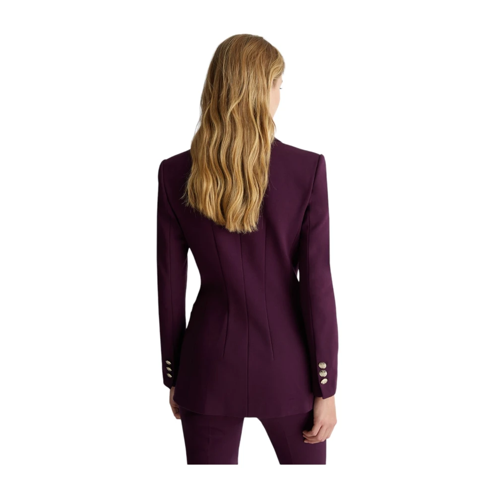 Liu Jo Elegante Blazer voor Vrouwen Purple Dames