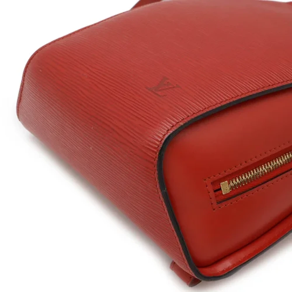 Louis Vuitton Vintage Pre-owned Leather backpacks Red Dames