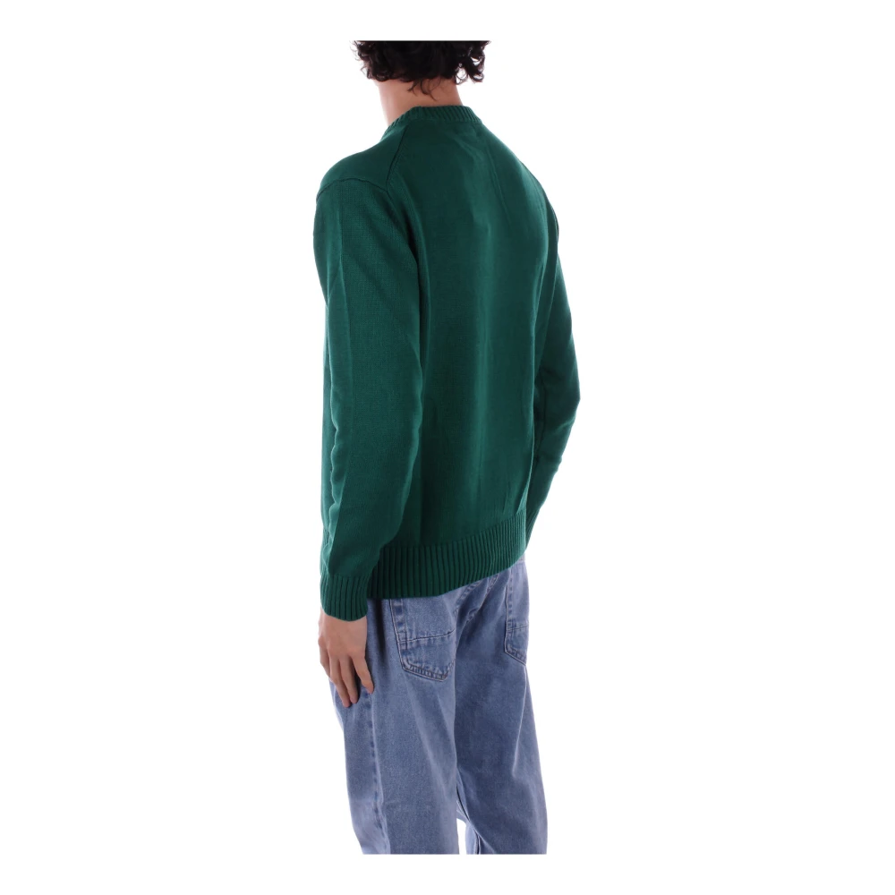 Guess Groene Logo Front Sweater Katoen Green Heren