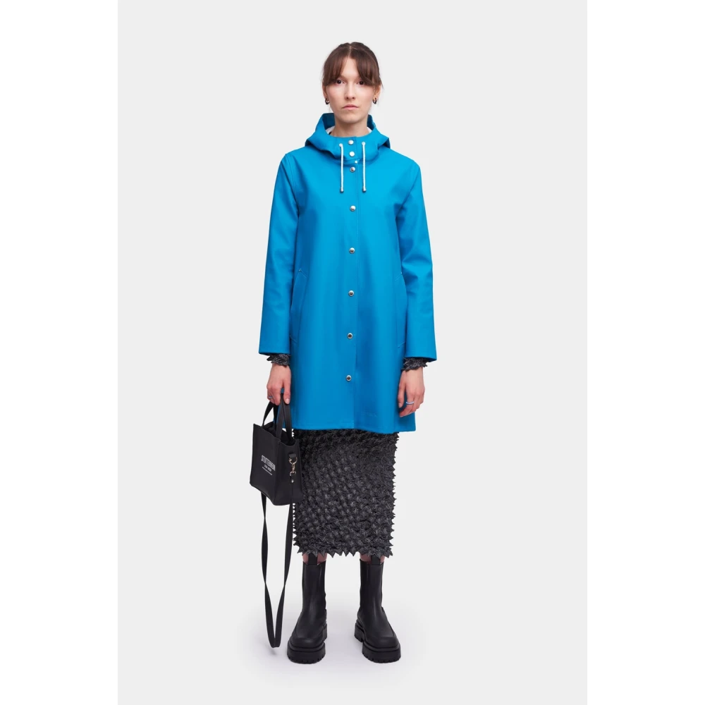 Stutterheim Stockholm Hilltop Raincoat Blue Dames
