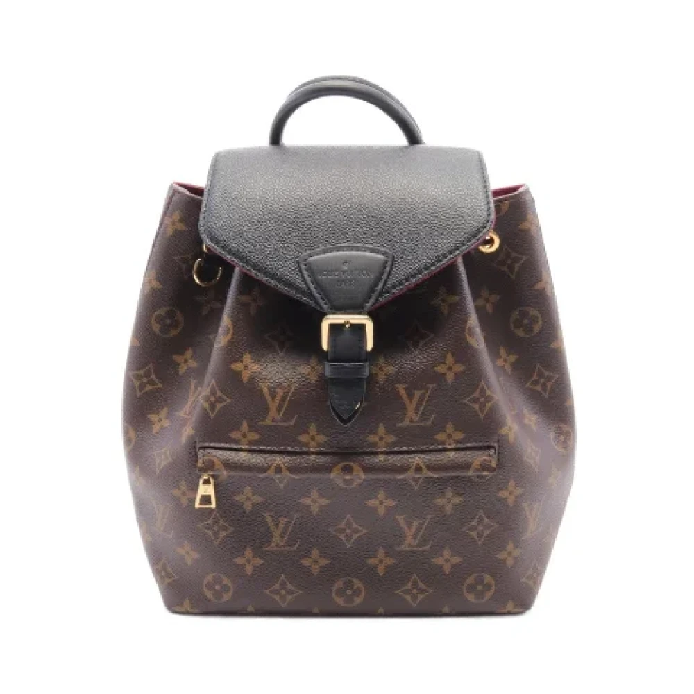 Louis Vuitton Vintage Pre-owned Canvas backpacks Brown Dames