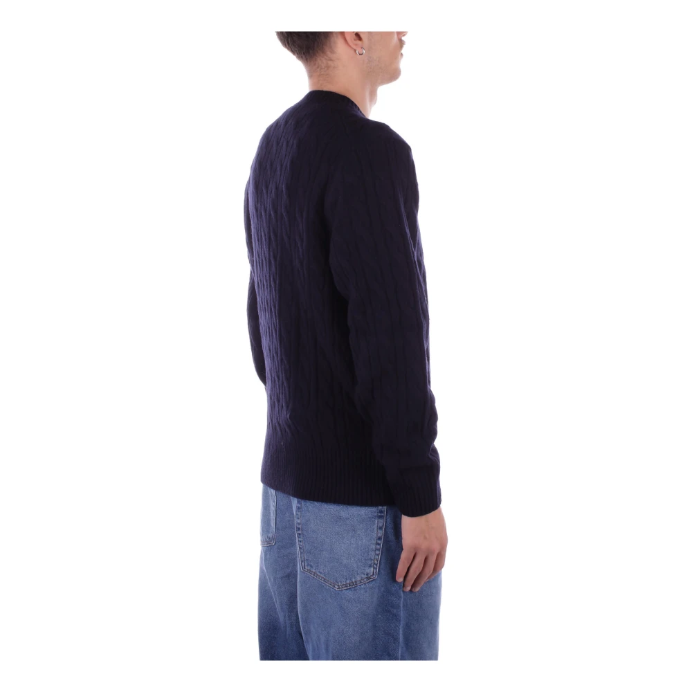 Lacoste Blauwe Logo Sweater Regular Fit Blue Heren