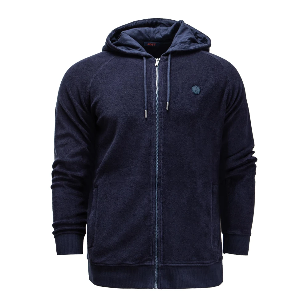 Jott Heren Hoodie Ss23Mzip90-104 Navy Blue Heren