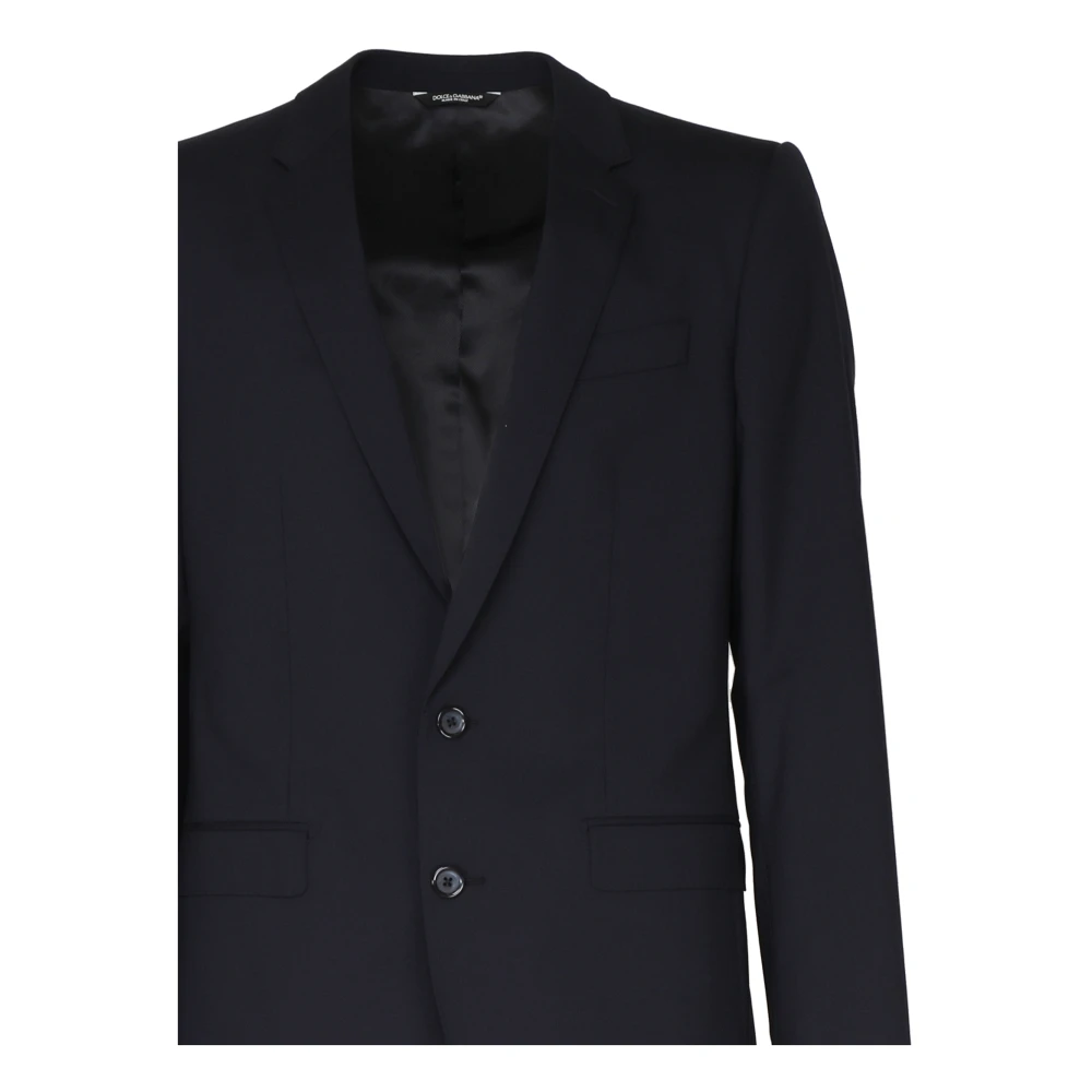 Dolce & Gabbana Blauwe Jurken 2ButtonsSuit Blue Heren