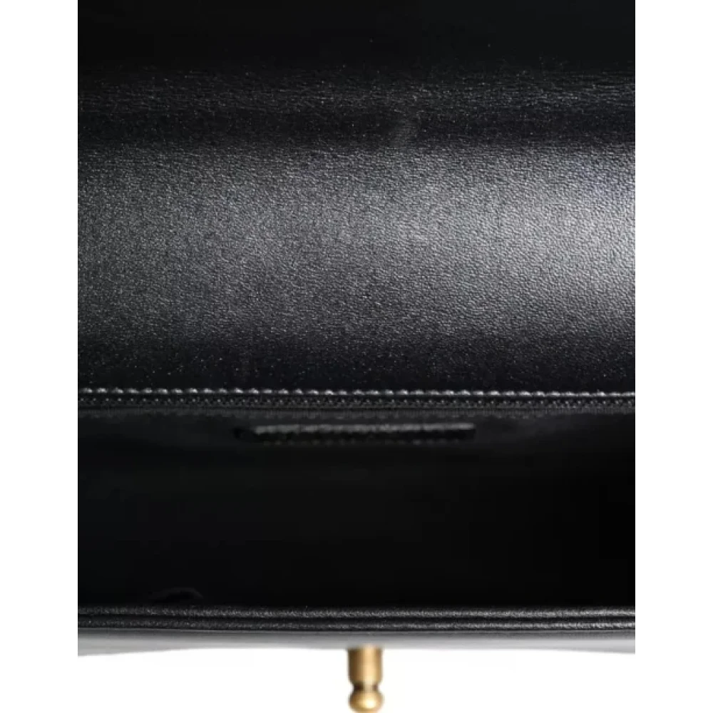 Chanel Vintage Pre-owned Leather chanel-bags Black Dames