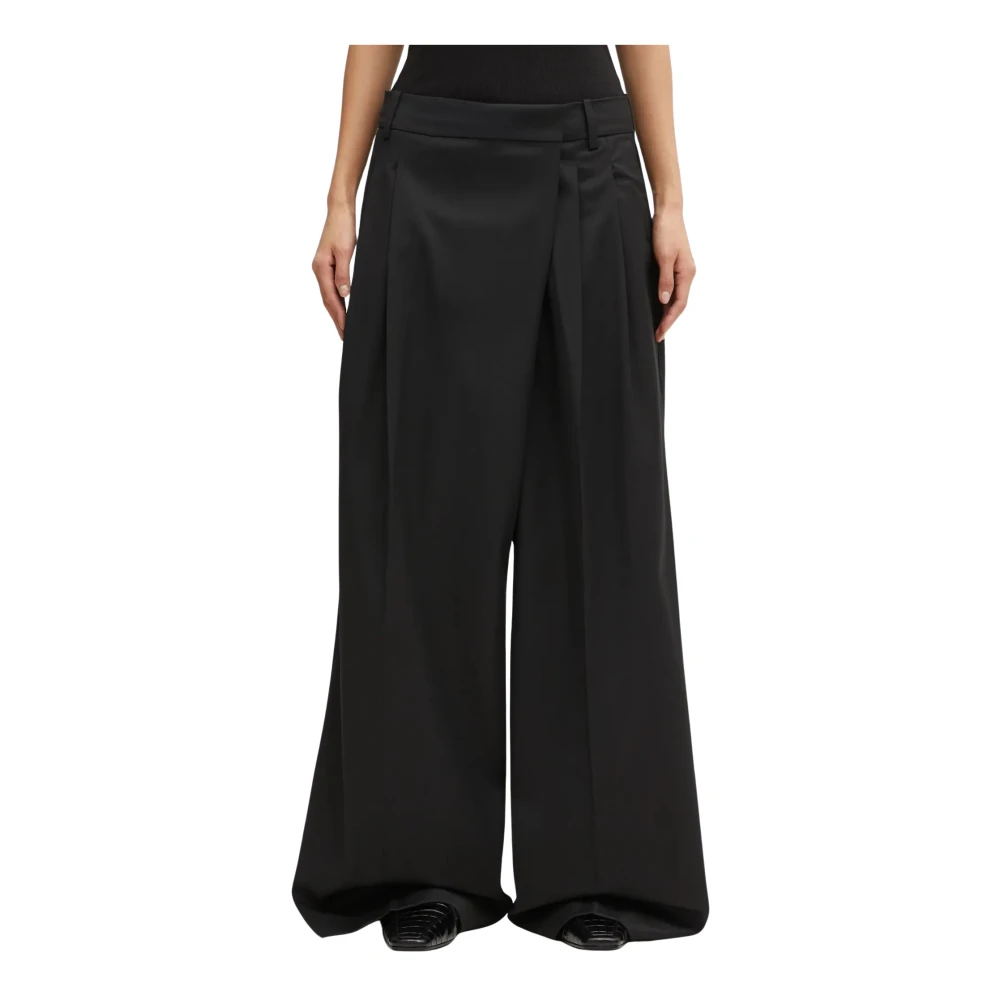 Ganni Donna Nero Pantaloni, M, New,
