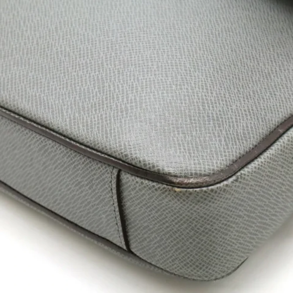Louis Vuitton Vintage Pre-owned Leather louis-vuitton-bags Gray Heren