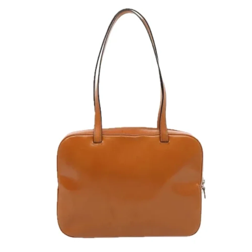 Burberry Vintage Pre-owned Leather totes Brown Dames