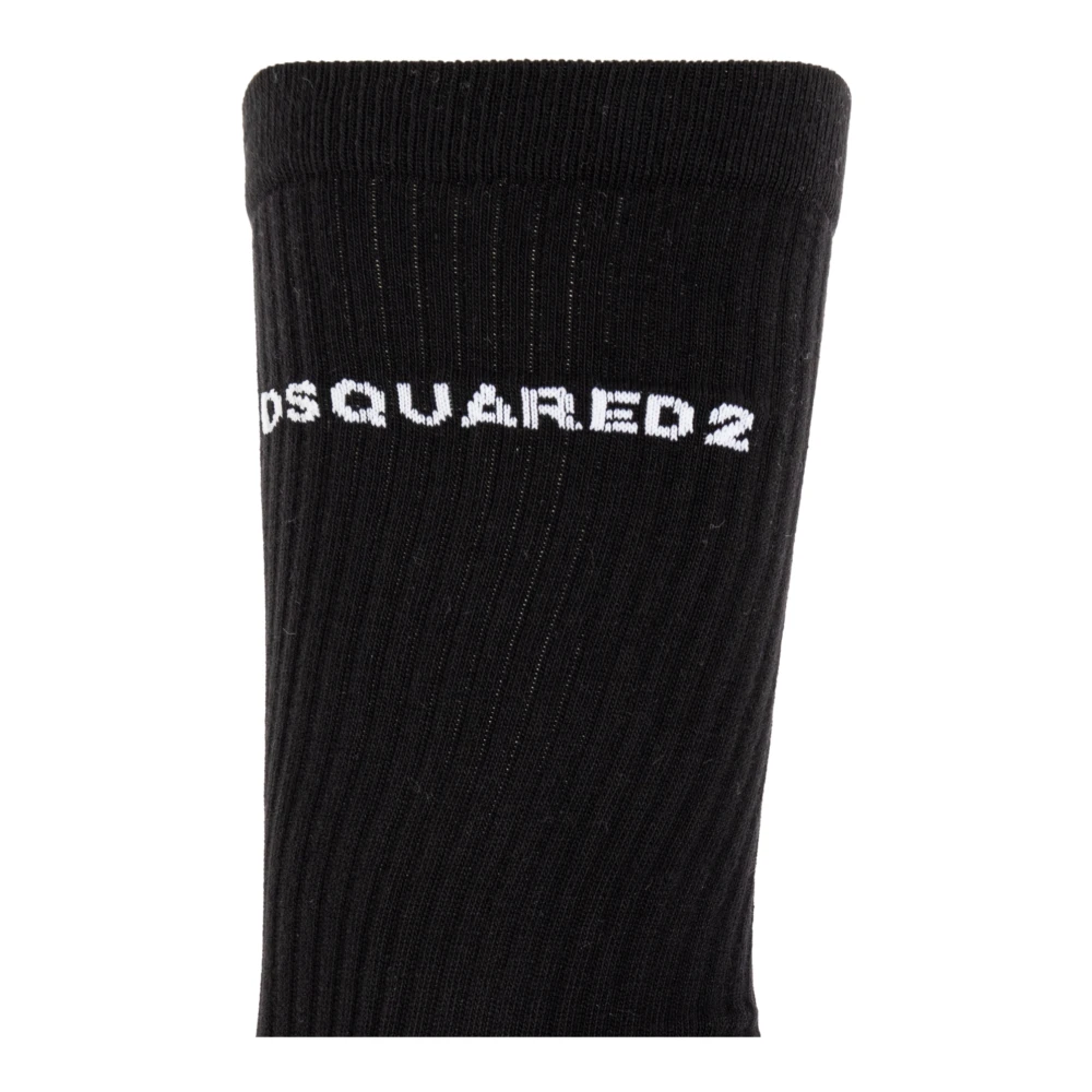 Dsquared2 Sokken met logo Black Heren