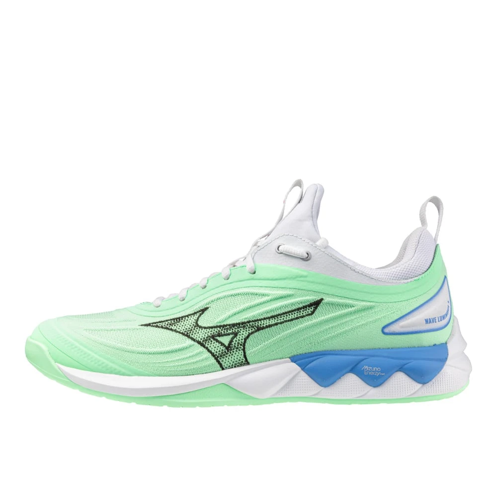 Mizuno Green Trainers, Male, 12 Uk, Wave Luminous 3