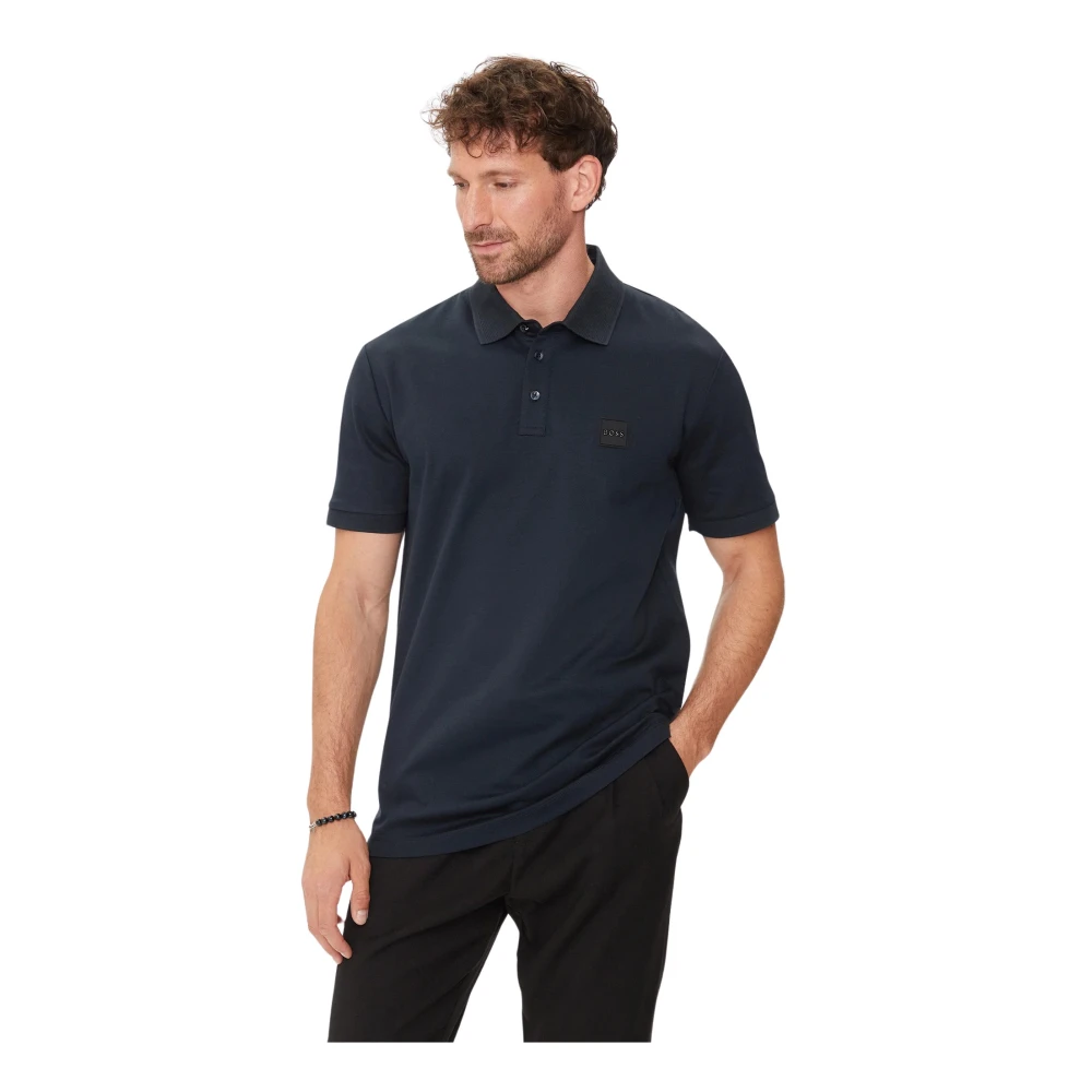 Hugo Boss Blauwe Polo T-shirts en Polos Blue Heren