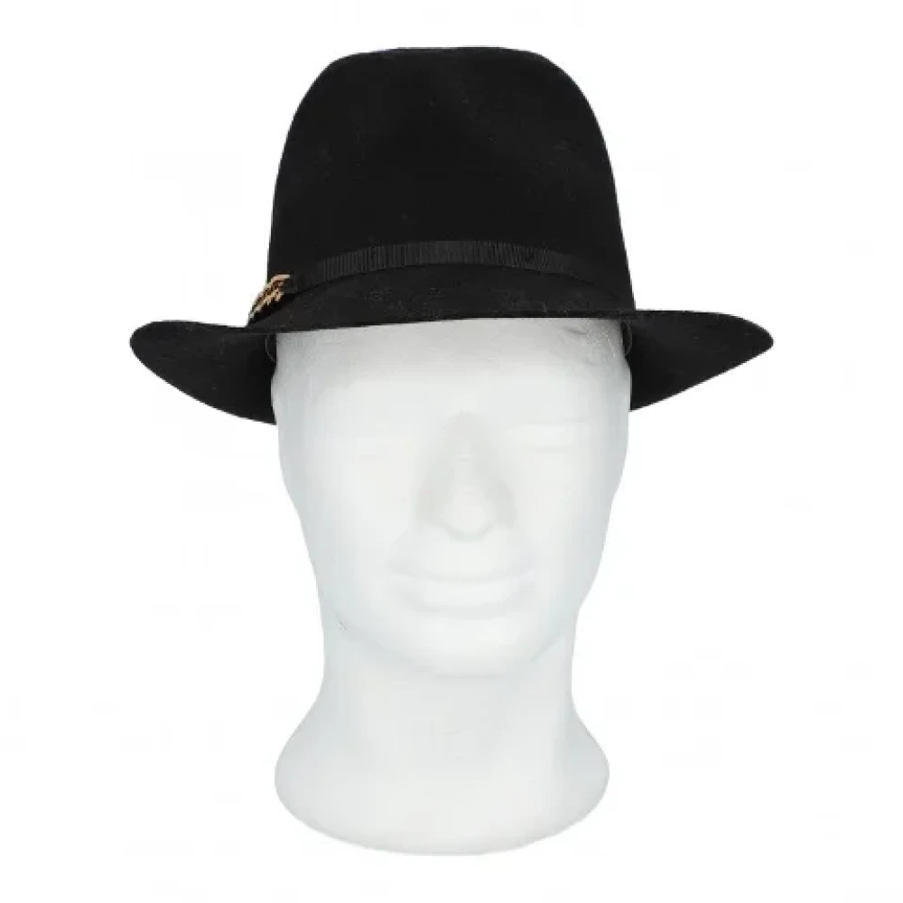 Stella McCartney Pre-owned Wool hats Black Dames
