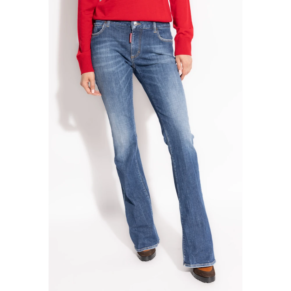 Dsquared2 Flare Jeans Blue Dames