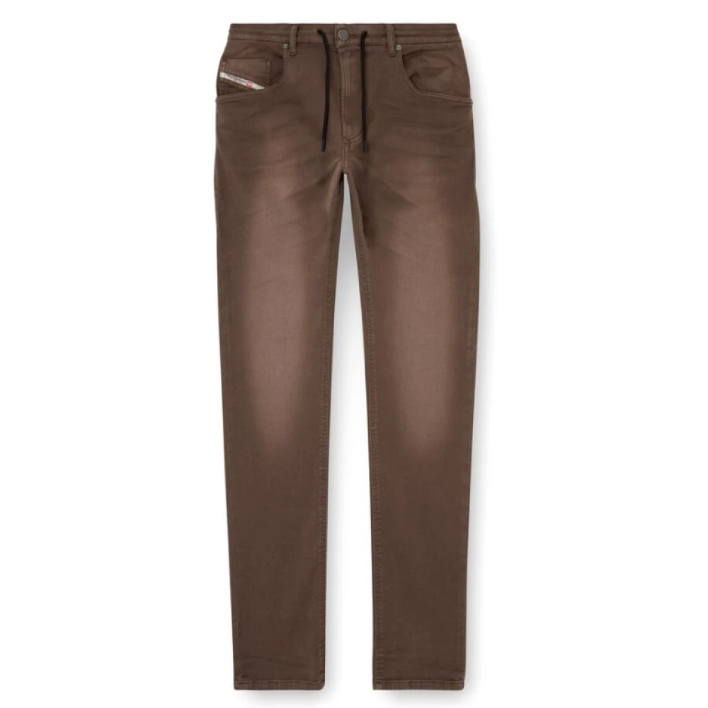 Diesel Men's Brown Slim-Fit Jeans,, Casual Trousers W28