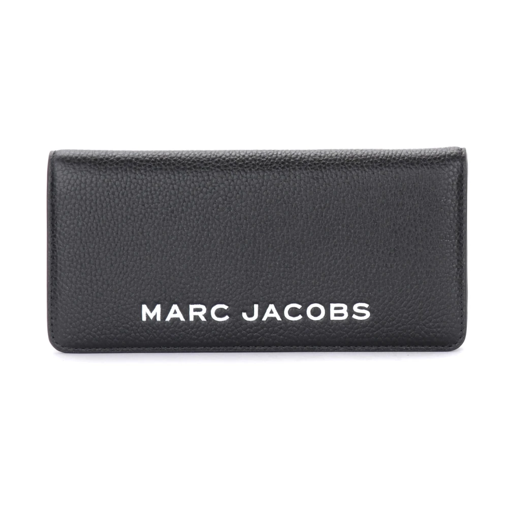 Marc Jacobs The Bold Open Face Wallet Zwart Wit Black Dames