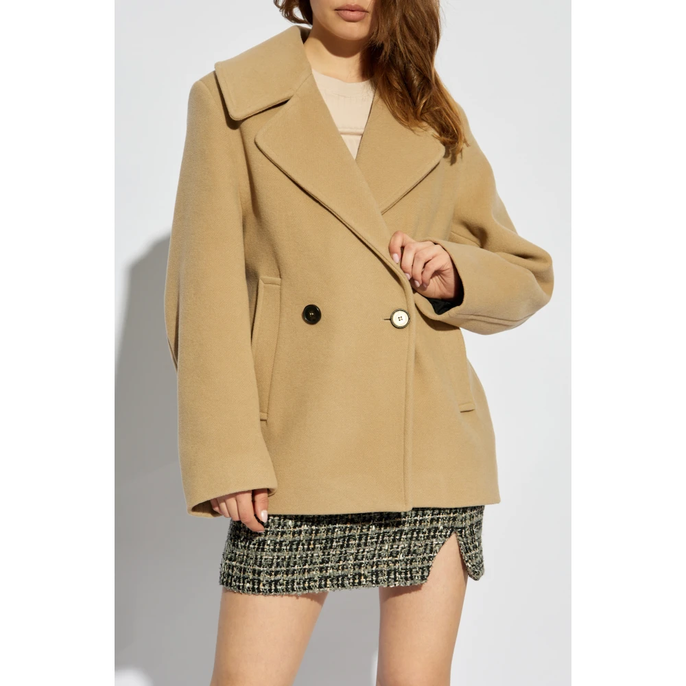 IRO Korte jas Helia Beige Dames