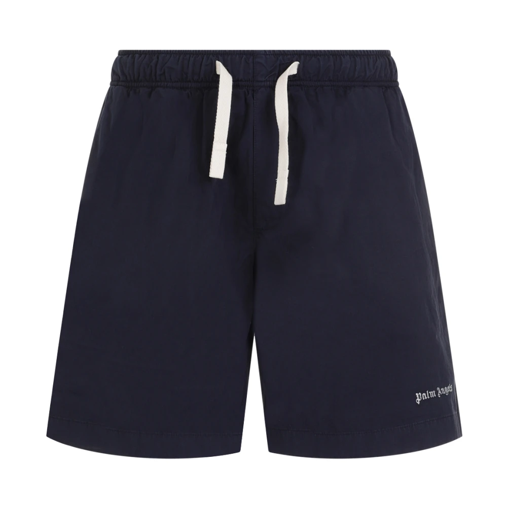 Palm Angels Blå Bermuda Shorts Stilfull Bekväm Blue, Herr