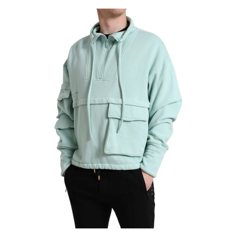 Dolce & Gabbana Mintgroene Hoodie Green Heren
