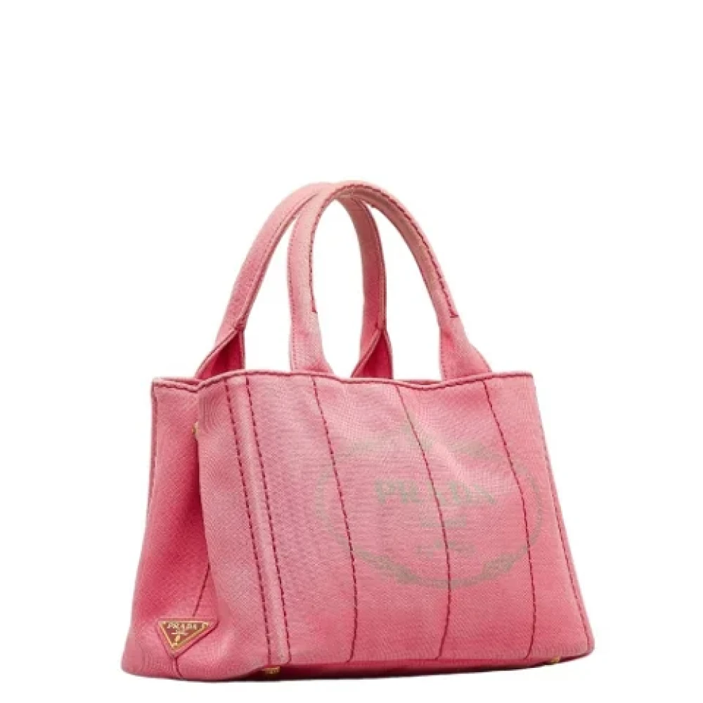 Prada Vintage Pre-owned Fabric prada-bags Pink Dames