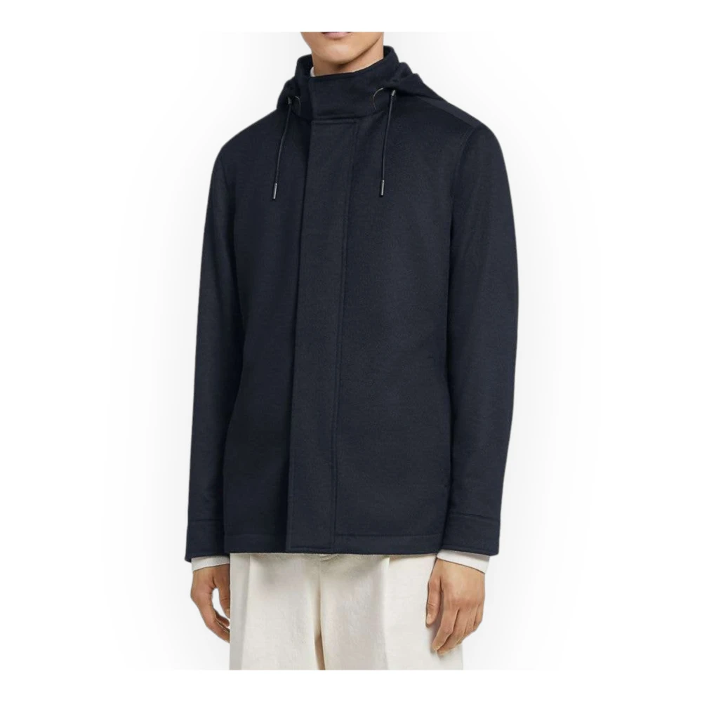 Ermenegildo Zegna Cashmere Element Jas Black Heren
