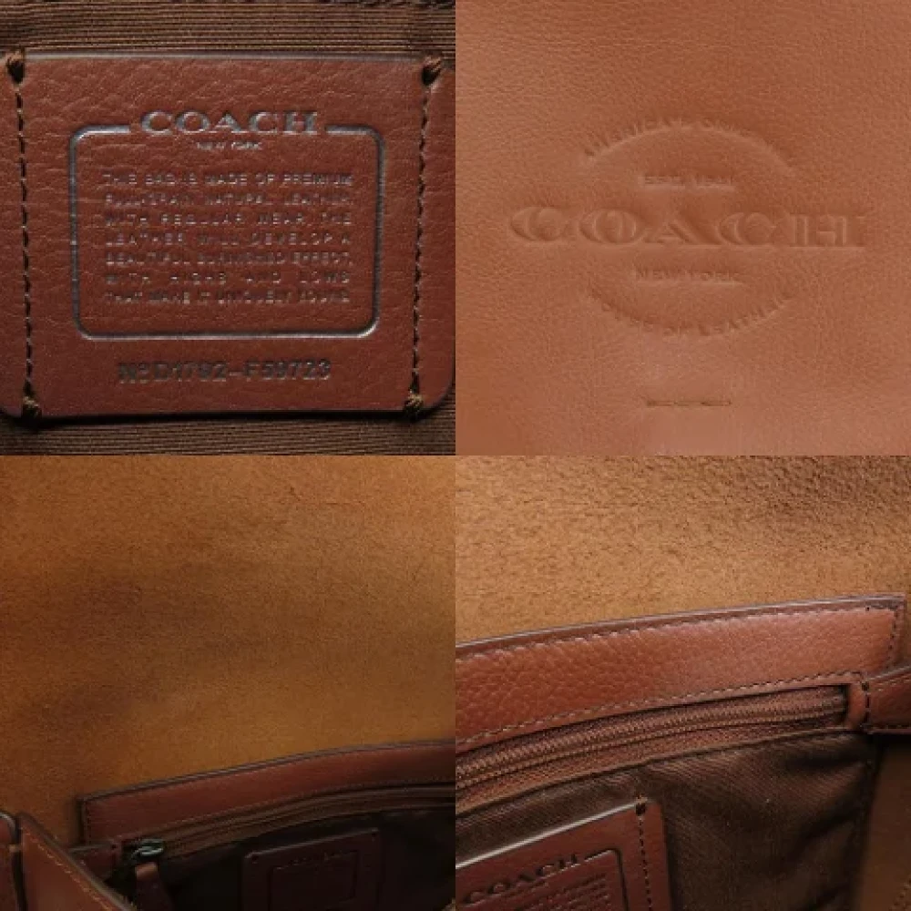 Coach Pre-owned Leather shoulder-bags Brown Dames