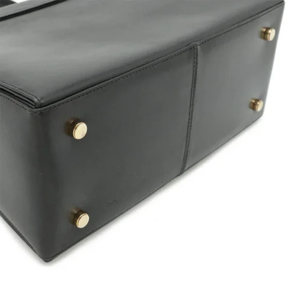 Salvatore Ferragamo Pre-owned Leather handbags Black Dames