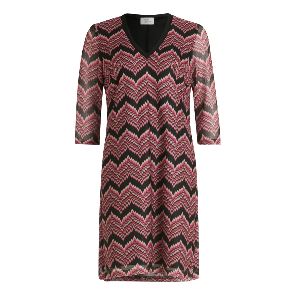Vera Mont Zigzag A-lijn Jurk Multicolor Dames